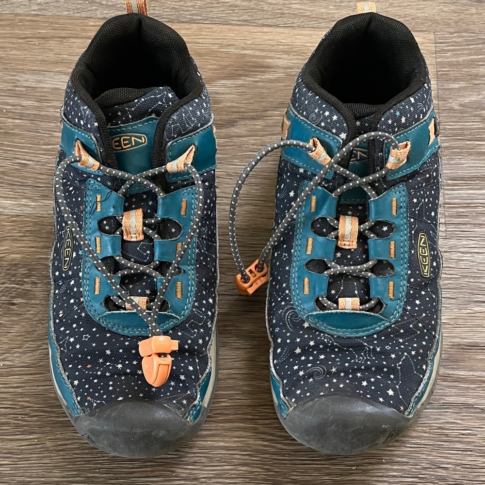 Keen Kids' Starry Night Sneakers - Teal and Black